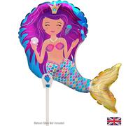 Oaktree Mini Shape 16" Iridescent Mermaid (For Air) Packaged