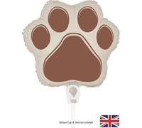 Oaktree Mini Shape 8" Paw Print Brown (For Air) Packaged