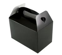 Oaktree Paper Gift Boxes (Pack Of 6) Black (One Size)