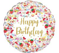 Oaktree Pick N Mix Holographic Birthday Foil Balloon Multicoloured (One Size)