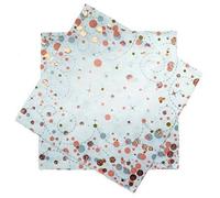 Oaktree Sparkling Fizz Rose Gold 33cm x 33cm 3-ply Napkins 16pcs