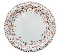 Oaktree Sparkling Fizz Rose Gold 9"/23cm Plates 8pcs
