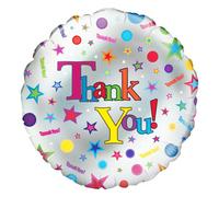 Oaktree Star Thank You Foil Balloon Multicoloured (One Size)