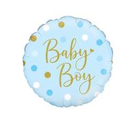 OAKTREE UK 228113 Oaktree 18" Sparkling Baby Boy Dots Holographic