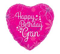OAKTREE UK 229127 18" Happy Birthday Gran,Pink, Large