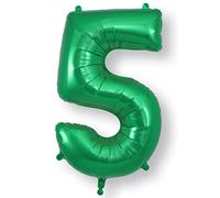 Oaktree UK 34" Number 5 Green Foil Balloon