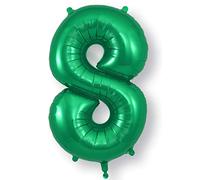 Oaktree UK 34" Number 8 Green Foil Balloon