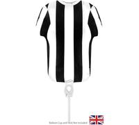 Oaktree UK 610132 Oaktree Mini Shape 11" Sports Shirt Black White Stripe Metallic (for Air) Packaged
