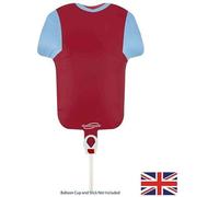 Oaktree UK 610163 Oaktree Mini Shape 11" Sports Shirt Blue/Claret Metallic (for Air) Packaged
