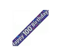 Oaktree UK 624306 Party Banner, Purple