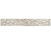 Oaktree UK Eleganza Wired Edge Christmas Glitter Berries 63mm x 9.1m Design No.384 Ivory/Gold