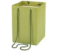 Oaktree UK Premium Quality Hand Tie Eco-Friendly Cardboard Florist Bags18cm x 18cm x 25cm Sage Green No.51 Pack 10pcs