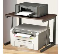 OAKVYNE 2-Tier Printer Table,Printer Stand,Printer Shelf For Desk,Printer Stand With Storage For Desk,Double-Layer Large Capacity, Suitable For Multiple Scenes, Easy To Store