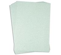 Oakwood - A4 Ice Blue Glitter Card Pack of 10