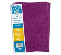 Oakwood Archer A4 Low Shed Glitter Card-Purple