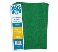 Oakwood Archer A4 Low Shed Glitter Card-Xmas Green