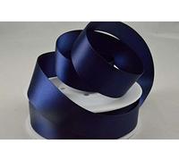 Oakwood Archer Double Faced Satin Ribbon, Navy, 10mm x 25m