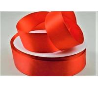 Oakwood Archer Double Faced Satin Ribbon, Red, 15mm x 25m