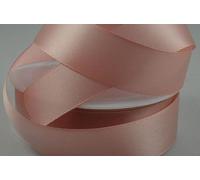 Oakwood Archer Double Faced Satin Ribbon, Rose Gold, 10mm x 25m