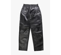 OAKWOOD Gift Black Leather Drawstring Trousers Colour: Black Leather,