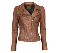 Oakwood Leather jacket CLIPS 6 in Brown EU XS
