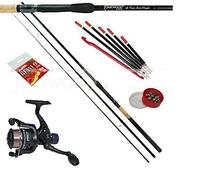 OAKWOOD Starter Float/Match Fishing Outfit Set Kit Beginners 10 ft Rod reel Tackle