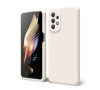 oakxco for Samsung Galaxy A23 5G Case Silicone, Thin Slim Grip Soft Rubber Gel Protective Phone Case for Women, Matte Plain Solid Color Aesthetic Cute Girly Case with Camera Cover, Beige Stone