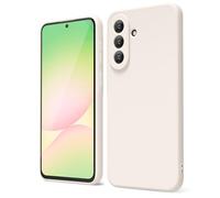 oakxco for Samsung Galaxy A57 5G Case Silicone, Thin Slim Grip Soft Rubber Gel Protective Phone Case for Women, Matte Plain Solid Color Aesthetic Cute Girly Case with Camera Cover, Beige Stone