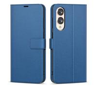 Oakxco for Samsung Galaxy S25 Edge Wallet Case with Credit Card Holder, Magnetic RFID Slim Folio Book Flip Leather Phone Case for Women Men Girl, Cute Soft Silicone Rubber Shockproof Cover, Royal Blue