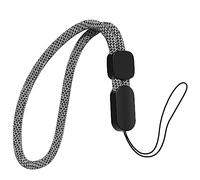 oakxco Lanyard Compatible with Airpods Pro 2 Loop Adjustable Hand Wrist Nylon Strap, Lanyard for Cell Phone/Camera/Switch/iPods Pro 2nd/ Airpods 1/ 2nd/ 3rd/ Pro Case, Black White