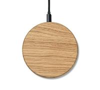 Oakywood Slim Wireless Charger - Premium Wooden Fast Wireless Charger Compatible with QI-Enabled Devices, Compatible with iPhone 12, 11 Pro, 11, X, Xr, Xs, 8, SE Samsung Galaxy S20, S10, S9, S8 (Oak)