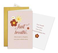 Oamiolek Heartfelt Surgery Recovery Card, Get Well Soon Card for Him Her, Encouragement Cards, Divorce Support Gifts, This Is Just a Chapter Not Your Whole Story