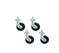 OAMSCEYKW 2.5 Inch Swivel Wheels Beauty Salon Trolley Wheels Kitchen Storage Shelf Pulleys