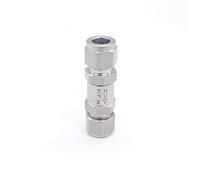 OAMSCEYKW Air Compressor Check Valve Stainless Steel 316 Mini 1/4 1/8 3/8 1/2 3mm 6mm 8mm 10mm Air Compressor Valve for Gas(6mm)