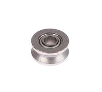 OAMSCEYKW Bimetal Seal Shield Micro deep Groove Bearing 10Pcs V624zz 4x13x6mm V Sealed Ball Guide Track Roller Machine