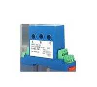 OAMSCEYKW Pressure transducer 3 Phase Current Transmitter 4-20ma 0-5v 0-10v Analog Output Perforated Three Phase Ampere Transducer 8mm Voltage DC24V(4-20mA,3xAC 0-10A)