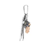 OANTGM Y2k Accessories Designer Rope Bag Charms for Handbag Cute Keychain Aesthetic Preppy Stuff 2024 Trendy, White Black, One Size