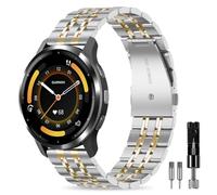 Oanux 18mm Metal Bracelet Compatible with Garmin Venu 3S Watch Bands/Venu 2S/Vivoactive 4S/Vivomove 3S/Venu 4 41mm, Quick Release Stainless Steel Wristband Strap for Forerunner 265S/255S Women Men