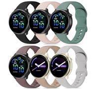Oanux 6 Pack 20mm Quick-Release Silicone Band Compatible with Garmin Vivoactive 6 Watch Bands/Vivoactive 5/3/3 Music, Waterproof Sport Strap for Forerunner 55/165/245/645/570 (42mm) Women Men