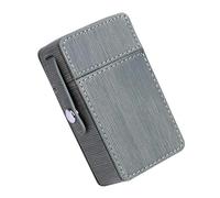 OAOAO Leather Cigarette Case for 20 Cigarettes, Carrying Case for Men and Women, One Size 6x10x3cm, 1pcs(Bean Green)