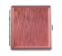 OAOAO Plastic Cigarette Case, Double Sided, Holds 20 Cigarettes, Bank Card and Cash Case for Men and Women, One Size 98x92x21mm, 1pcs(Red)