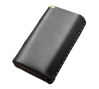 OAOAO Portable Leather Cigarette Case, Holds 12 Cigarettes, Unisex Size 9x5.5x2.3cm, 1 Pcs(Black)