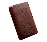 OAOAO Portable Leather Cigarette Case, Holds 12 Cigarettes, Unisex Size 9x5.5x2.3cm, 1 Pcs(Brown 5)