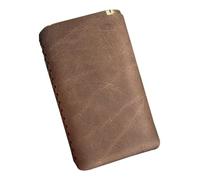 OAOAO Portable Leather Cigarette Case, Holds 12 Cigarettes, Unisex Size 9x5.5x2.3cm, 1 Pcs(Vintage)