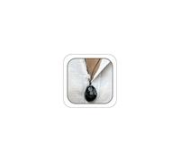 OAOSIOH Simple Black Red Teardrop Waterdrop Acrylic Pendant Necklace for Cowgirl Women, Goth Long Rope Necklaces Y2K Western Country Party Jewelry Accessories, L, Metal, No Gemstone