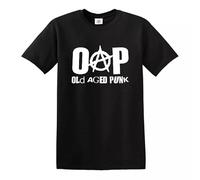 OAP 'Old Aged Punk' T-Shirt Punk Rock Rocker Gift Present Novelty Top Tee - Black - XXL