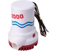 Oaqmvgin Bilge Pump 12V DC 2000GPH Marine Submersible Drainage for Boats