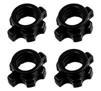 Oaqmvgin Dumbbell Bar Nut - Barbells Clamp, Anti Slip, Easy Install quickly | for lifters; the 4-piece nut clamps are simple to use and help keep bar ends secure during intense sessions.