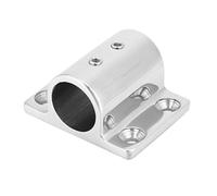 Oaqmvgin Flag Pole Mount Mirror Polished 316 Stainless Rect Base 25mm Yacht | Mirror polished resists and cleans easily; the 25mm base keeps flag poles secure on yachts and inflatables.