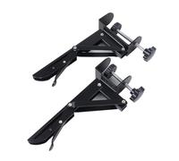 Oaqmvgin Foldable Desktop Bracket metal Secure Black | Made of carbon steel, the brackets resist deformation and offer strong support for desktop equipment.